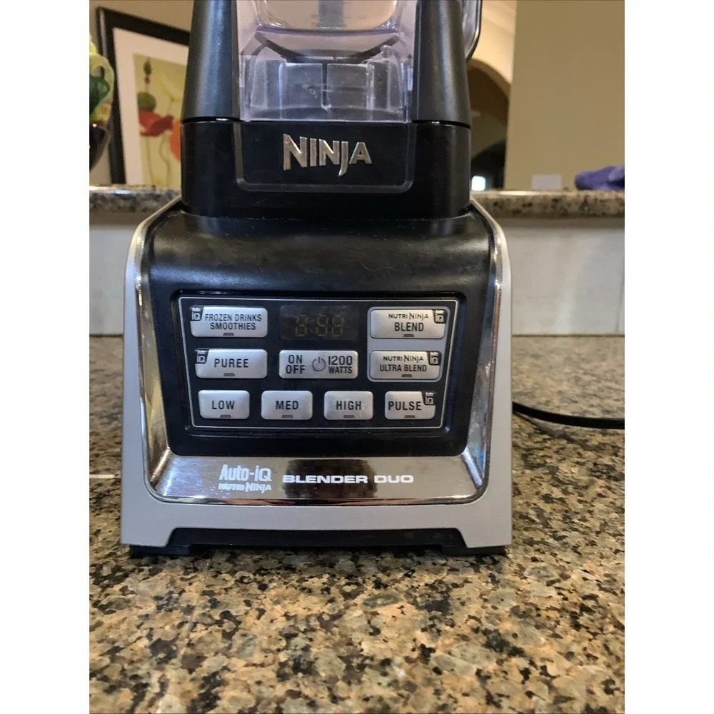 Ninja BL642 30 Auto-IQ Nutri Blender Duo System 1500W 72oz Pitcher  VGC